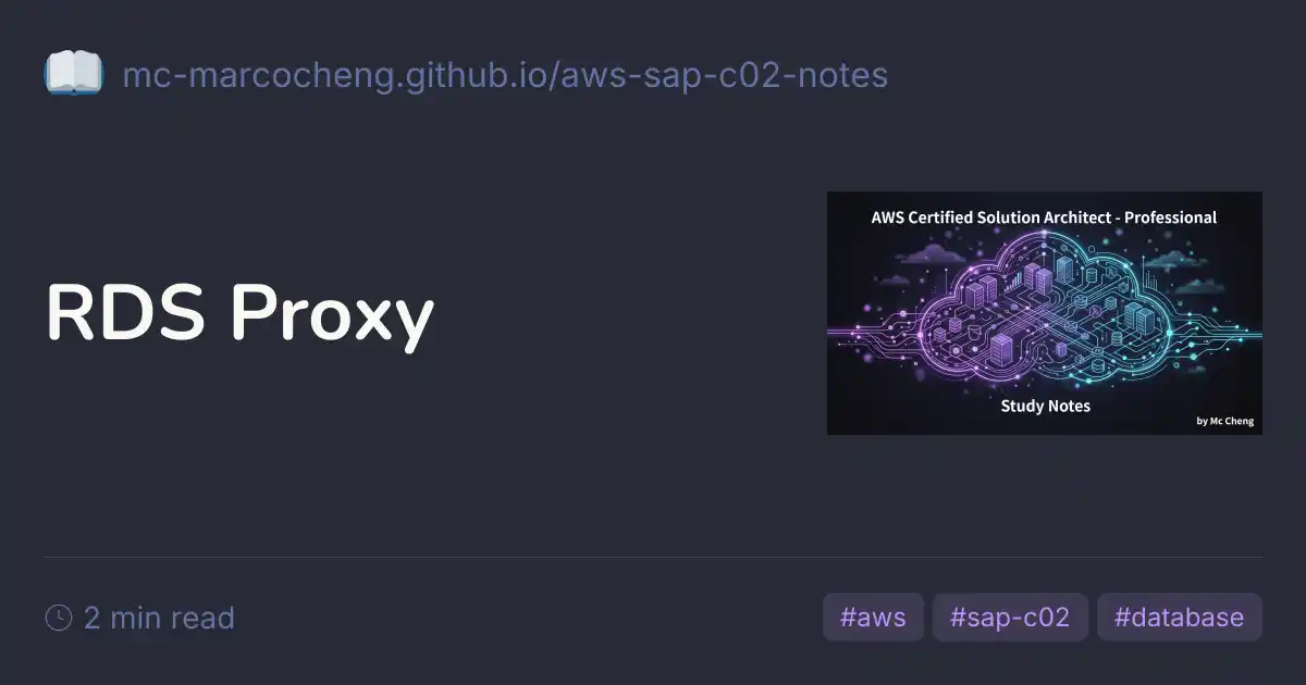 RDS Proxy