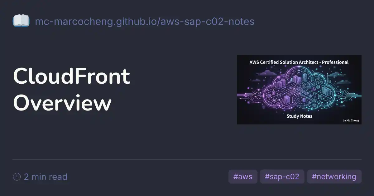 CloudFront Overview